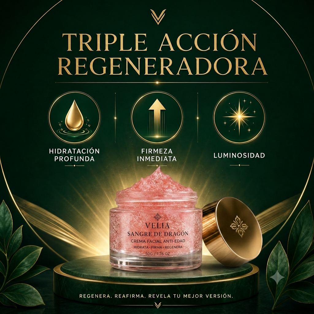 Crema Antiedad Edición Velia Dragon Blood + REGALO Spray Vitamina C