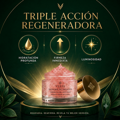 Crema Antiedad Edición Velia Dragon Blood + REGALO Spray Vitamina C