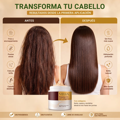 ¡OFERTA 2X1 + REGALO! Mascarilla Capilar Edición Limitada Velia